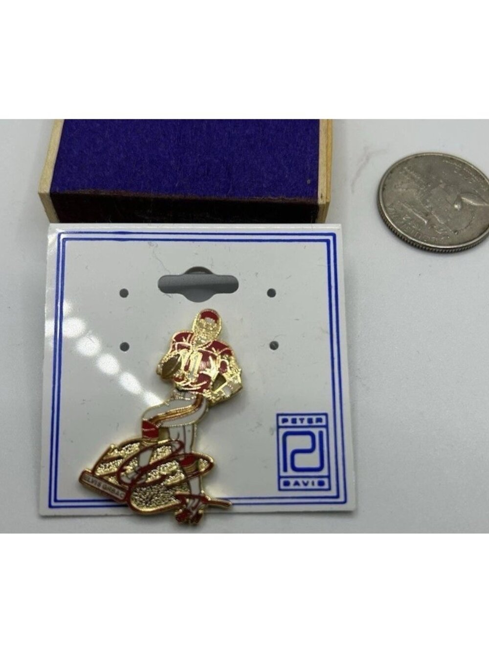 KC Chiefs Pins RARE 1998 Kansas City Chief Elvis Grbac Pin NFL Fan Pin